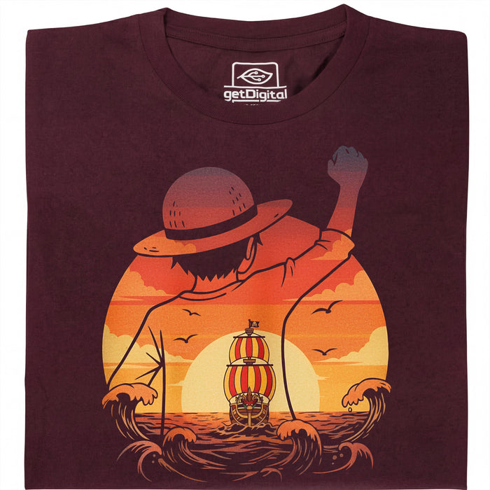Chase the Horizon - Always Chasing the Clouds - Main view T-Shirt Dark Red