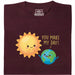 You Make My Day - Vista principal Camiseta Rojo Oscuro
