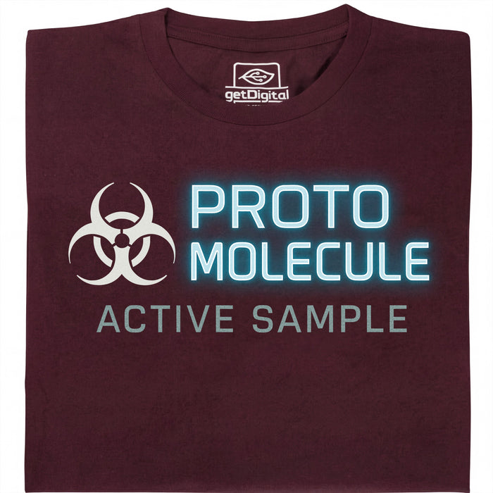 Protomolecule - Active Sample - Vista principale T-shirt Rosso scuro