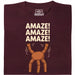 Amaze Amaze Amaze - Vista principal Camiseta Rojo oscuro