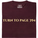 Turn To Page 394 - Vue principale T-Shirt Rouge Foncé