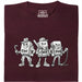 Ctrl Alt Del - La Gang Più Dura della Tastiera - Vista Principale T-Shirt Rosso Scuro
