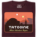 Where Adventure Begins - Vista principal Camiseta Rojo Oscuro