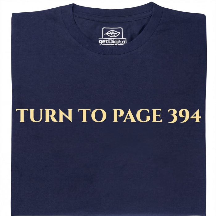 Turn To Page 394 - Vue principale T-Shirt Bleu Marine