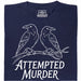 Attempted Murder - Vue principale T-shirt Bleu Marine