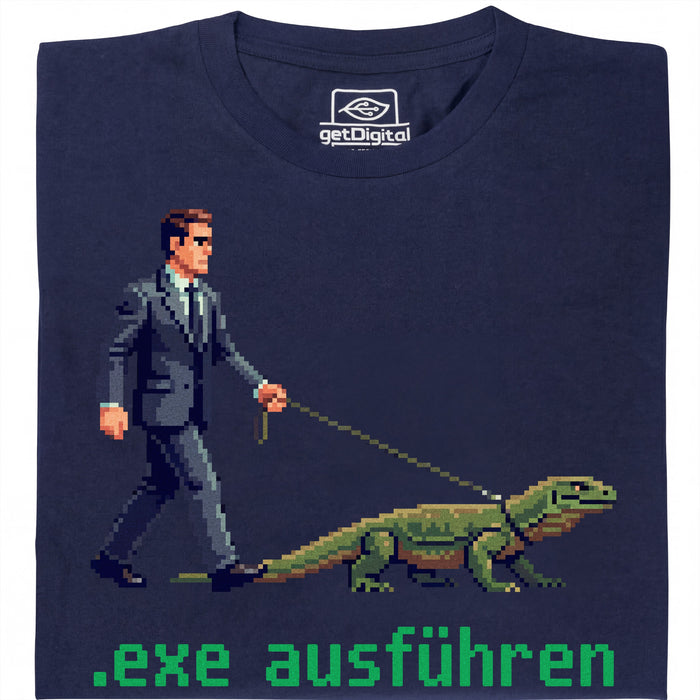 Execute .exe - Main view T-Shirt Navy Blue