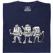 Ctrl Alt Del - La Gang Più Dura della Tastiera - Vista Principale T-Shirt Blu Navy