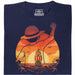 Chase the Horizon - Always Chasing the Clouds - Main view T-Shirt Navy Blue