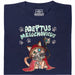 Adeptus Meowchanicus - Vista frontale T-Shirt Blu Navy