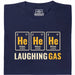 Gas Esilarante - Fronte T-Shirt Blu Navy