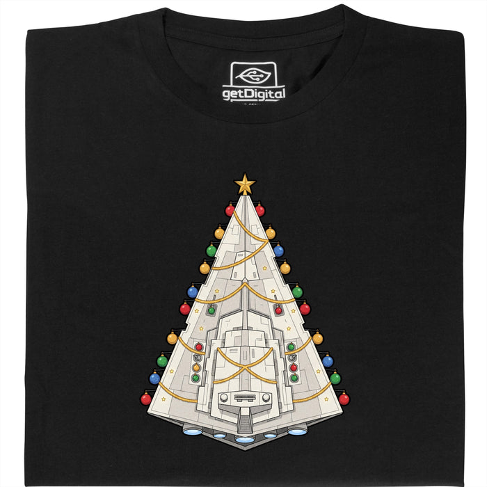 Distruttore di Alberi - Natale secondo il decreto imperiale - Vista Principale T-Shirt Nero