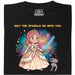 Princess & The Sparkle - Hauptansicht T-Shirt Schwarz