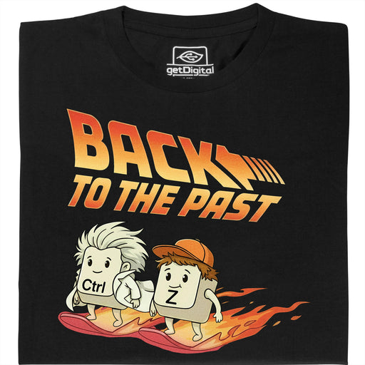 Back to the Past - Vista principale T-shirt Nero