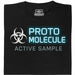 Protomolecule - Active Sample - Vista principale T-shirt Nero