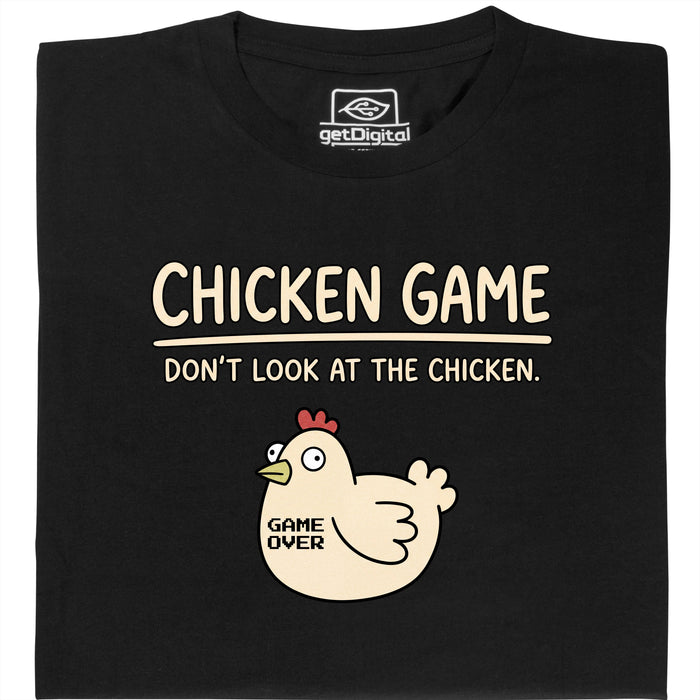 Chicken Game - Vue principale T-Shirt Noir