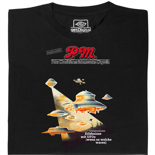 P.M. Magazin 6/1979 Erlebnisse mit UFOs - Hauptansicht T-Shirt Schwarz