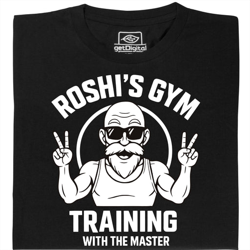 Training with the Master  - Vista principal Camiseta Negra