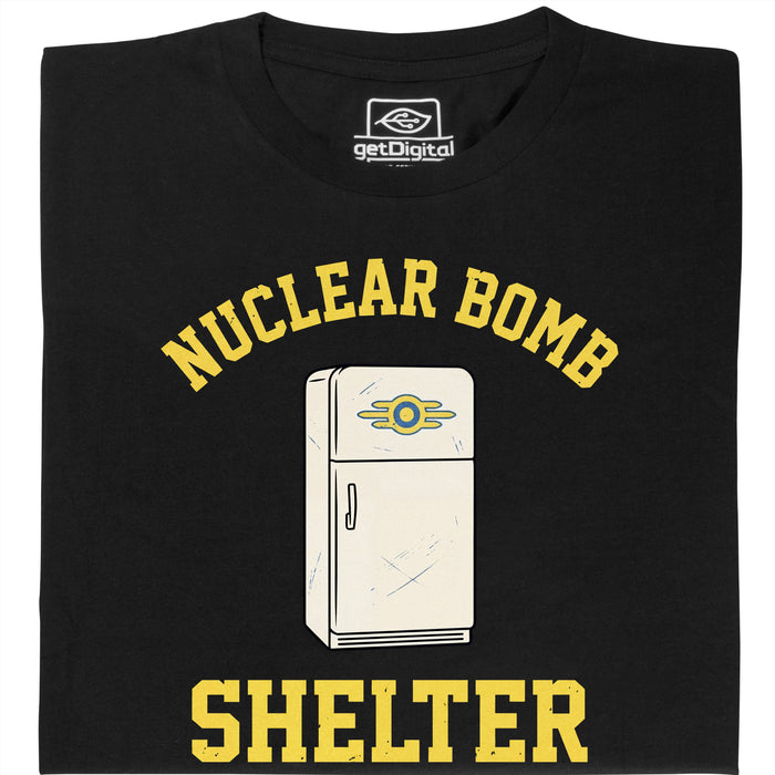 Nuclear Bomb Shelter Kühlschrank - Vista principal Camiseta Negro