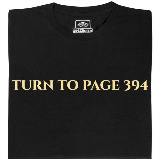 Turn To Page 394 - Hauptansicht T-Shirt Schwarz