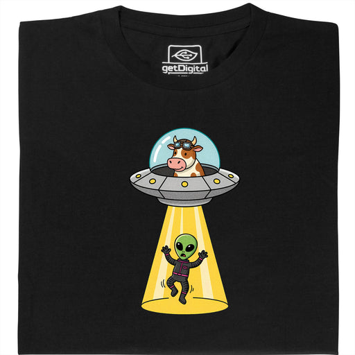 Revenge of the Cow - Vista principal Camiseta Negro