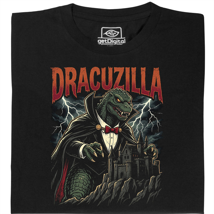 Dracuzilla - Hoofdaanzicht T-shirt Zwart