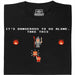 Take this Hobbit - Vista frontal Camiseta Negro