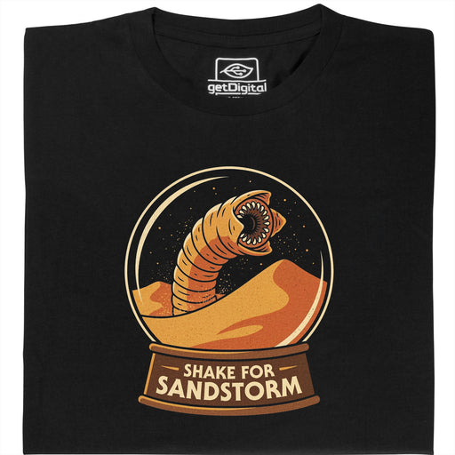 Shake for Sandstorm - Hauptansicht T-Shirt Schwarz