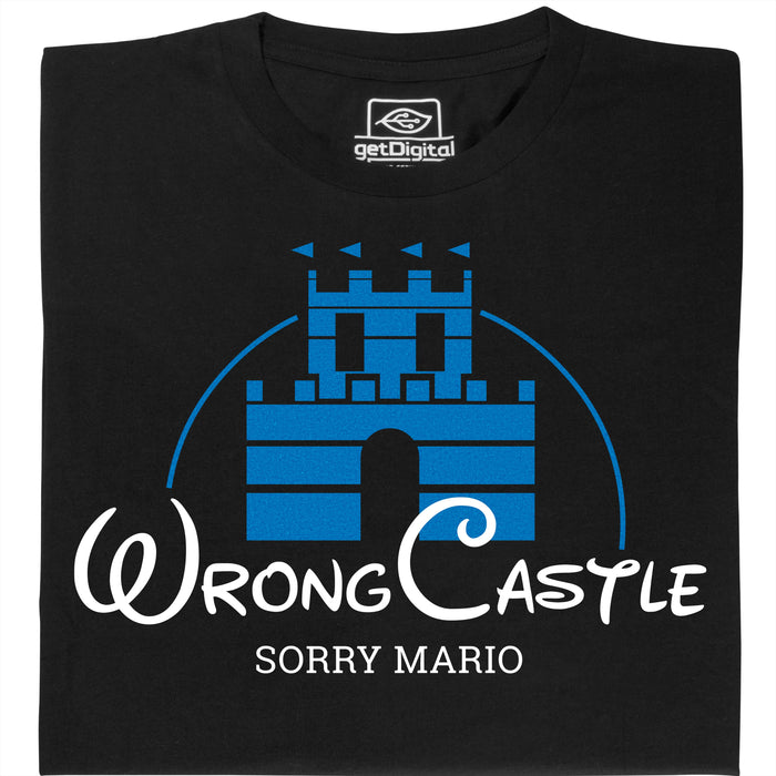Sorry Mario - Vista principal Camiseta Negro