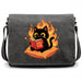 Black Cat Reading "Evil Plans" - Evil Plans with Style - Main View Bag