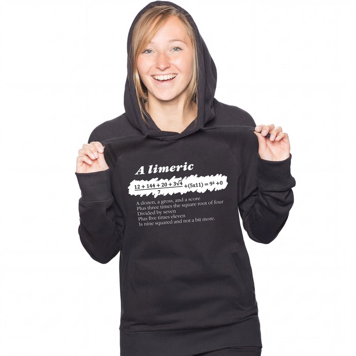A Limerick - Math poem with equation - Hoodie Woman Lara