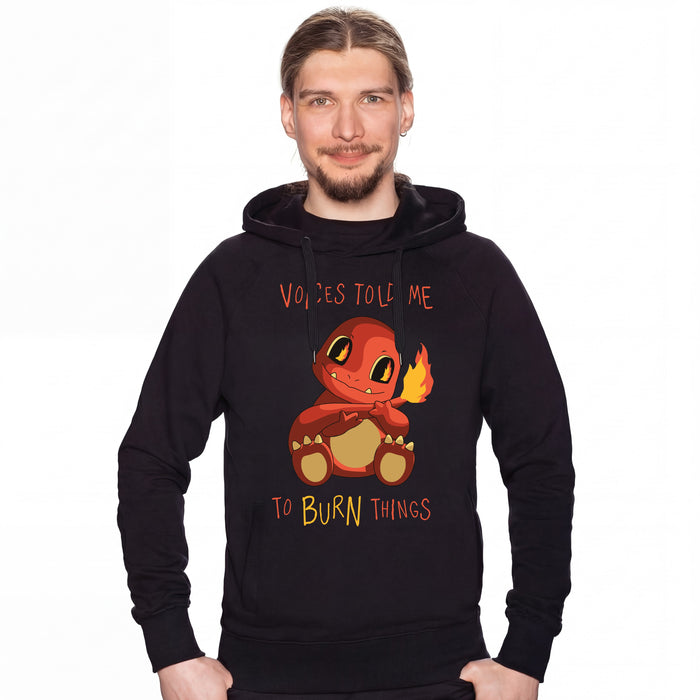 Voices Told Me To Burn Things - Hoodie Mann David