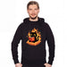 Black Cat Reading "Evil Plans" - Evil Plans with Style - Hoodie Man David