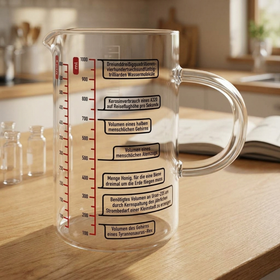 Science Measuring Cup Glass