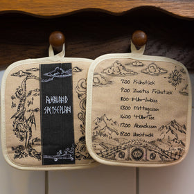 Potholder set Auenland menu