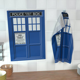 Dish towel Police Call Box