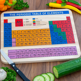 Periodic table cutting board
