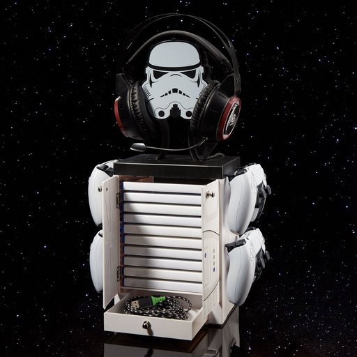 Original Stormtrooper Gaming-Locker mit Kopfhörerhalter