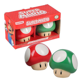 Super Mario mushroom salt and pepper shaker