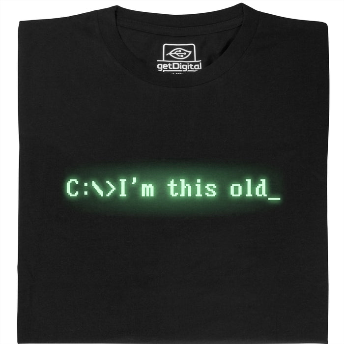 Command Line Veteran - Main view T-Shirt Black
