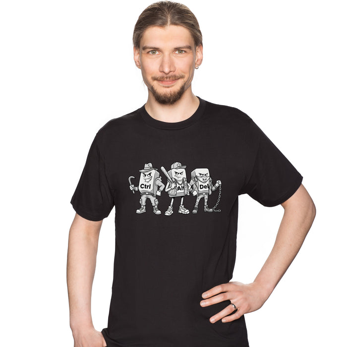 Ctrl Alt Del - La Gang Più Dura della Tastiera - T-Shirt Uomo David