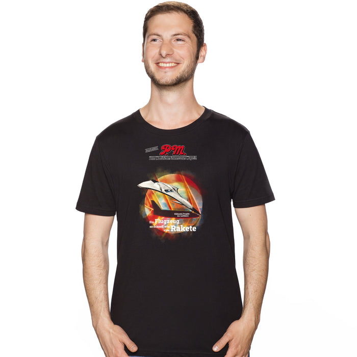 P.M. Magazin 3/1984 Flugzeug wie Rakete - T-Shirt Mann Tobi