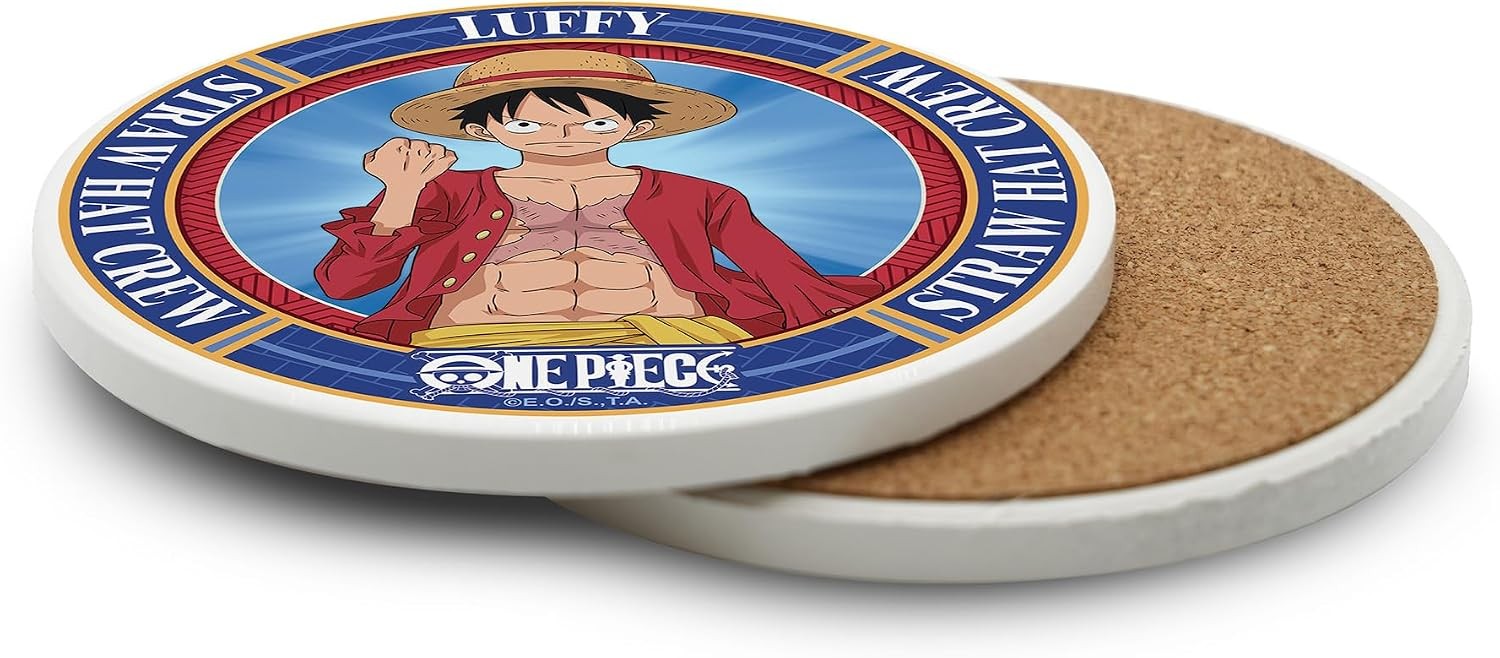 One Piece Posavasos de Cerámica - Monkey D. Luffy