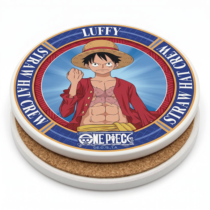 One Piece Posavasos de Cerámica - Monkey D. Luffy