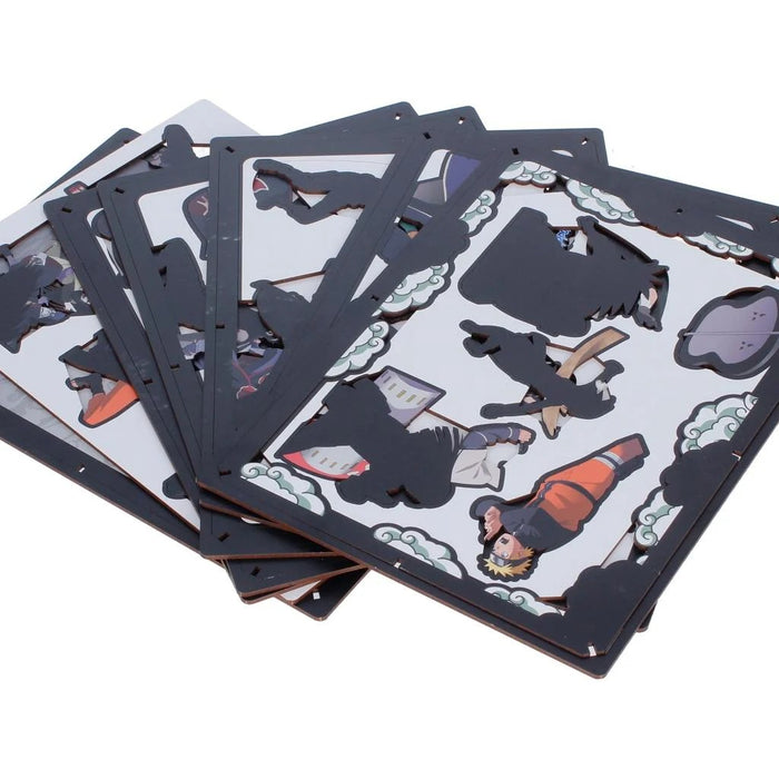 Naruto Shippuden Houten Theaterbouwset – Gevechtsscène