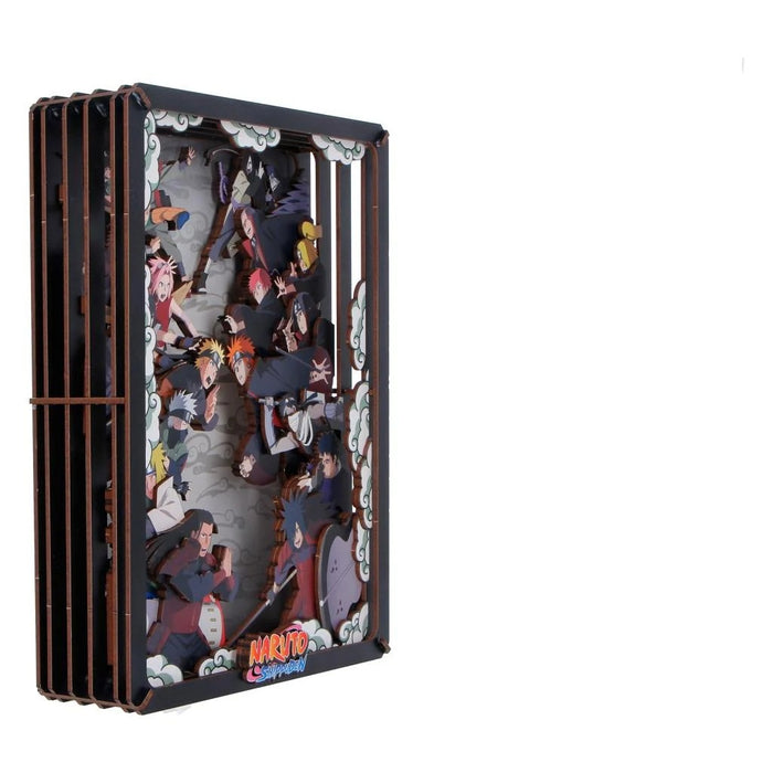 Naruto Shippuden Houten Theaterbouwset – Gevechtsscène