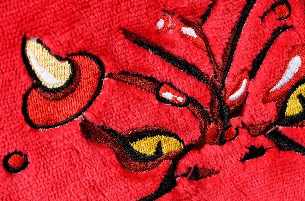 Warhammer 40.000 Sweat à capuche plaid Squig rouge
