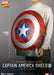 Captain America Schild in Lebensgröße (Comic-Edition)