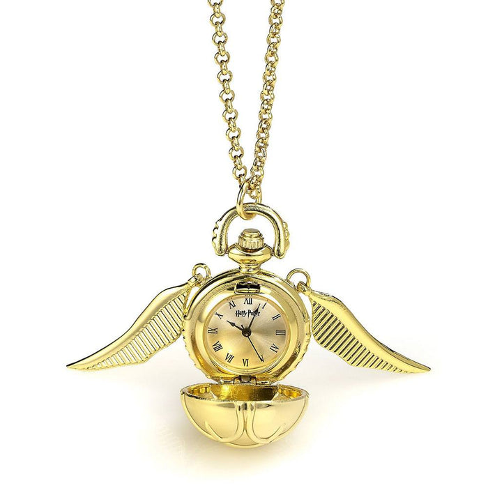 Harry Potter Halskette Goldener Schnatz mit Uhr