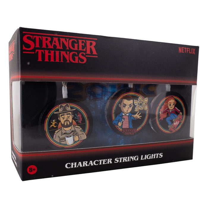 Guirnalda de luces Stranger Things personajes