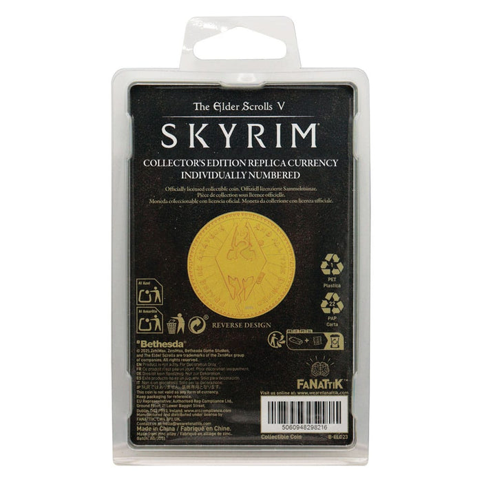 The Elder Scrolls moneda de colección Septim